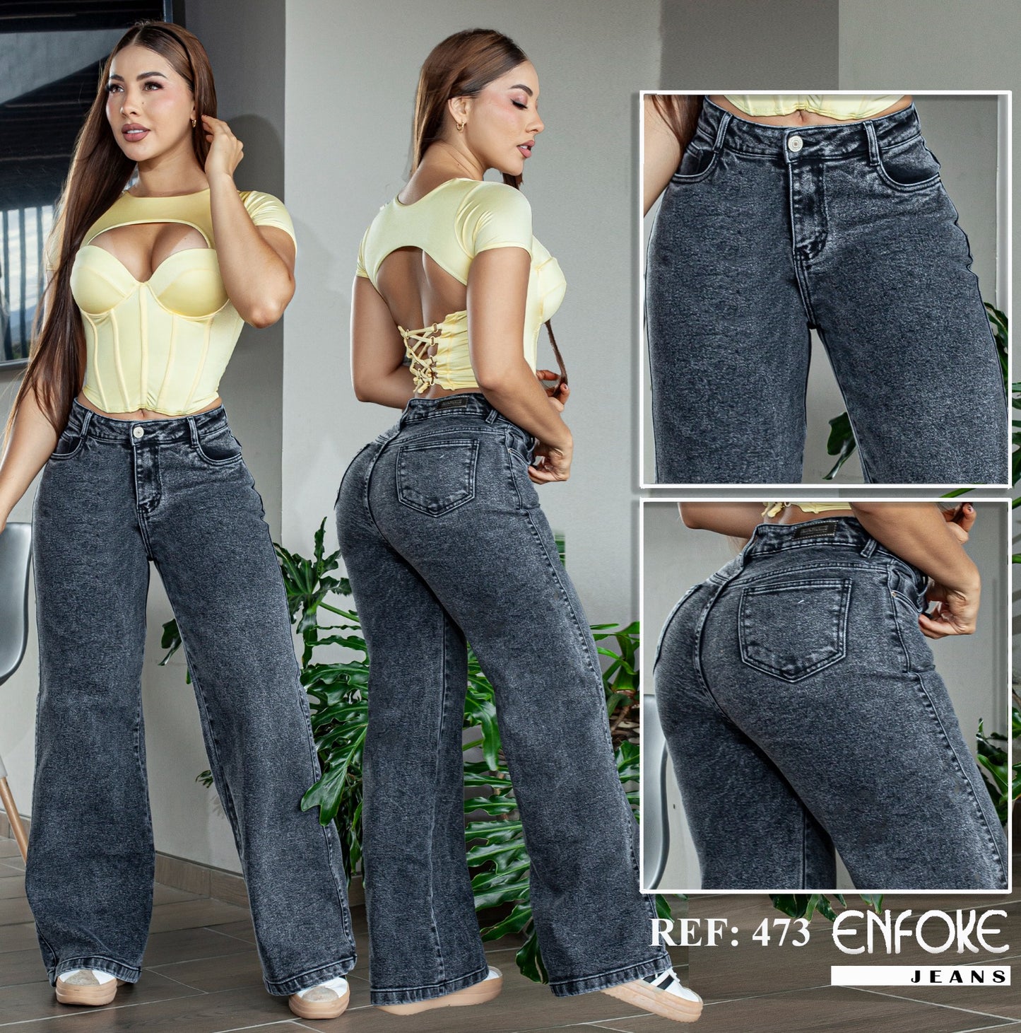 Jeans Palazzo Ref:467