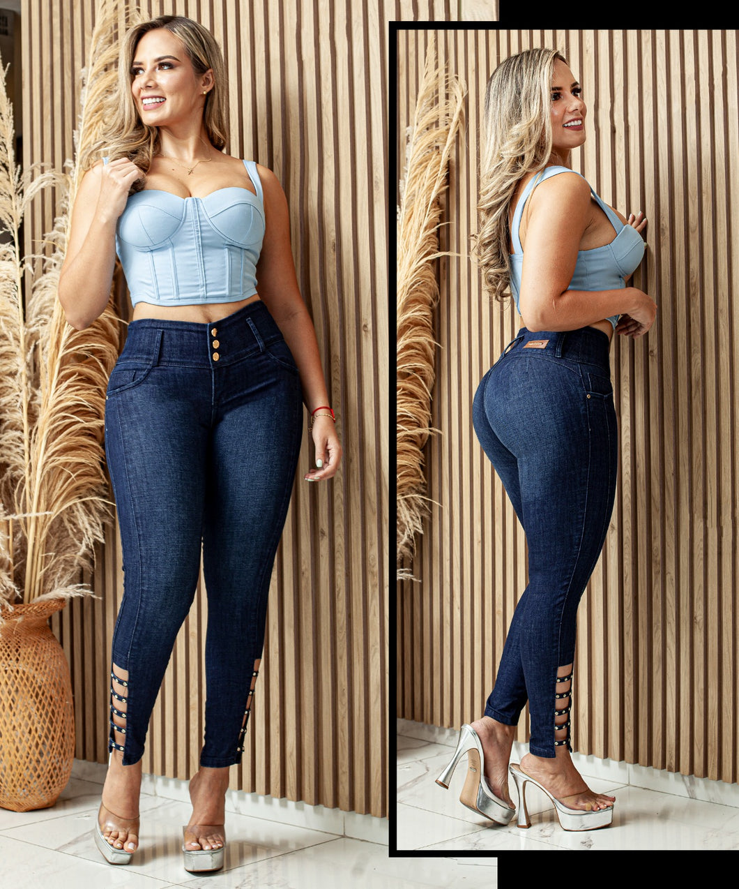 Jeans Mujer Tiro Alto REF 32