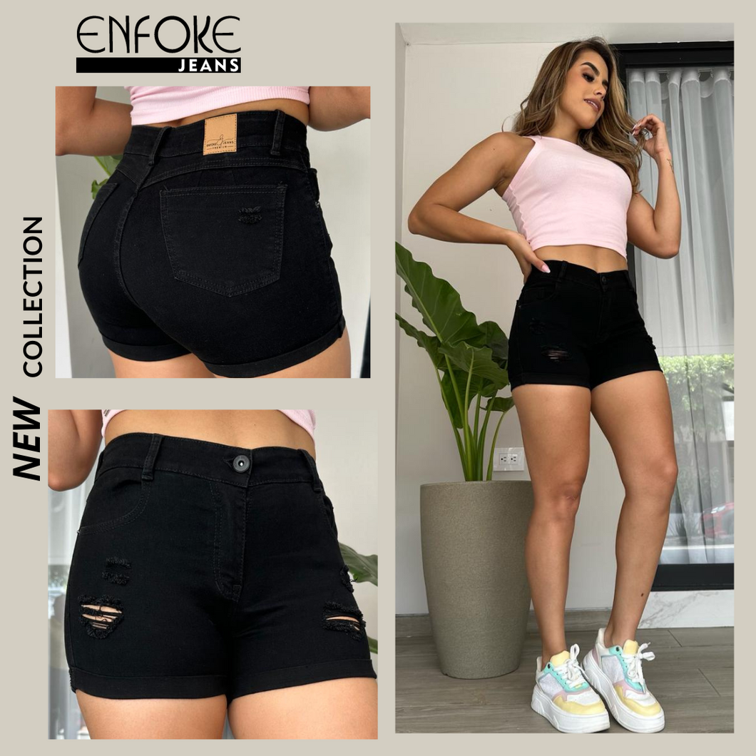 Short Mujer Tiro Alto REF 606 – Enfoke Jeans