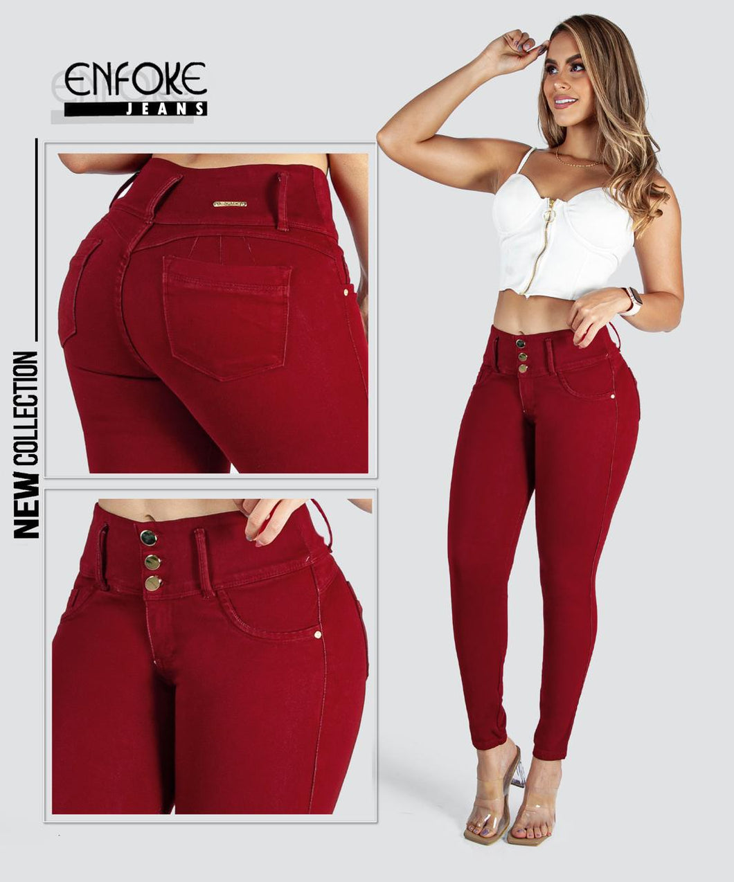 Jeans Mujer Tiro Alto REF 512