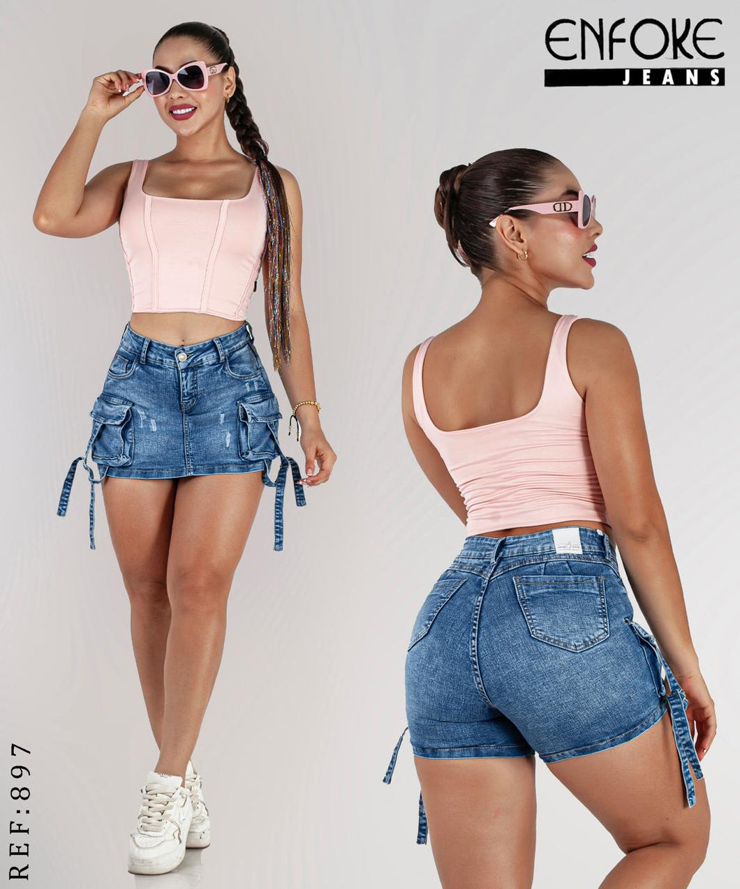 Falda Short Mujer Rf 821