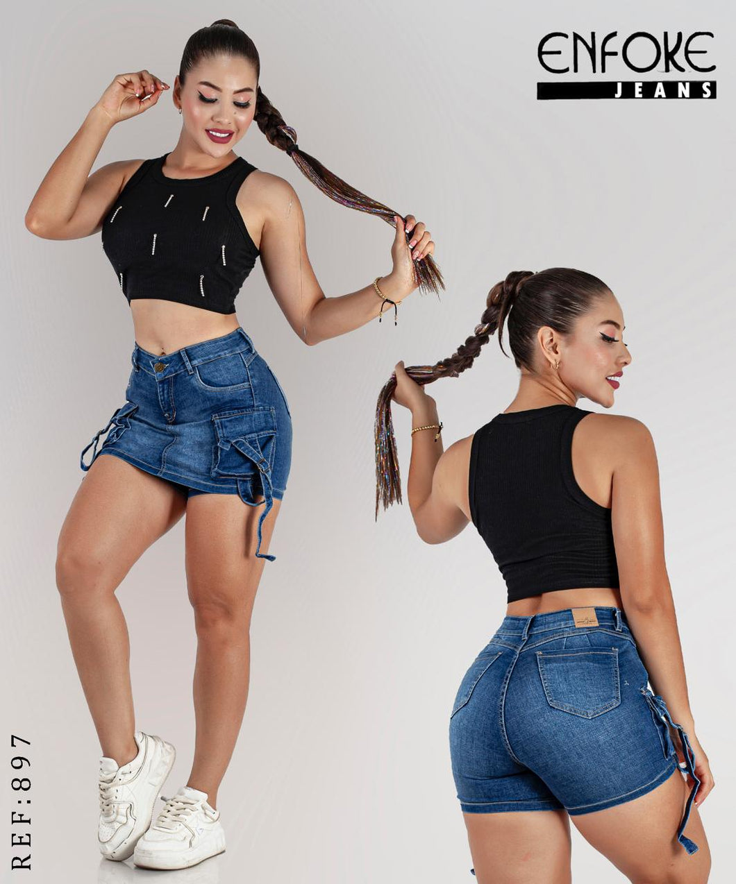 Falda Short Mujer Rf 820